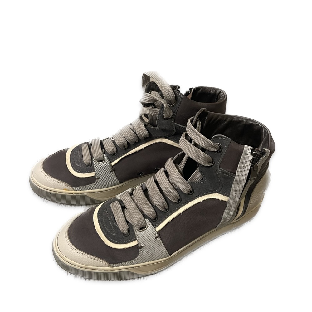 SOLD LANVIN HI TOP SNEAKERS.